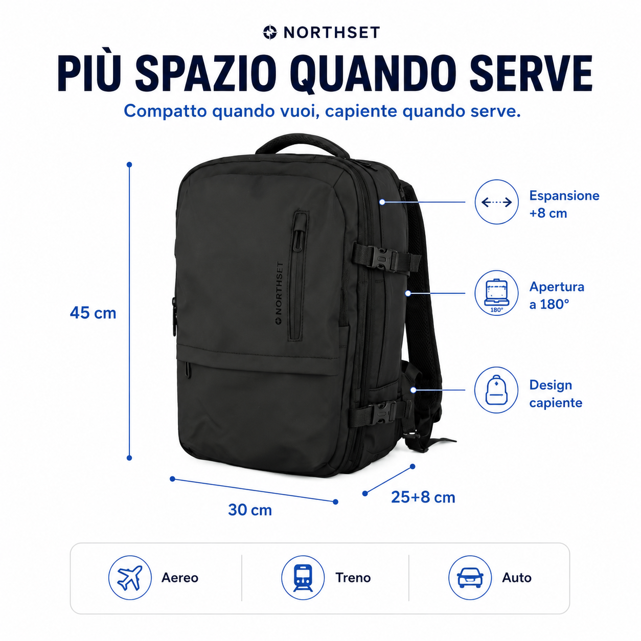 NORTHSET CABIN PRO — Zaino 2533